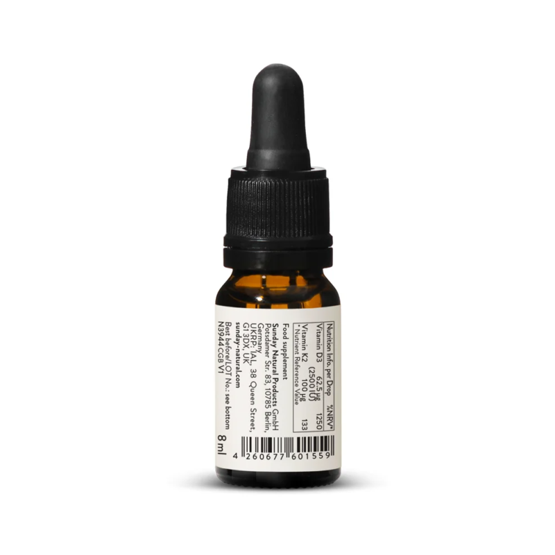 Vitamin D3 + K2 MK-7 2500 IU + 100µg