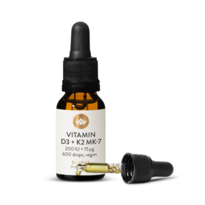 Vitamina D3 + K2 MK-7 Vegane 200 IU + 15µg