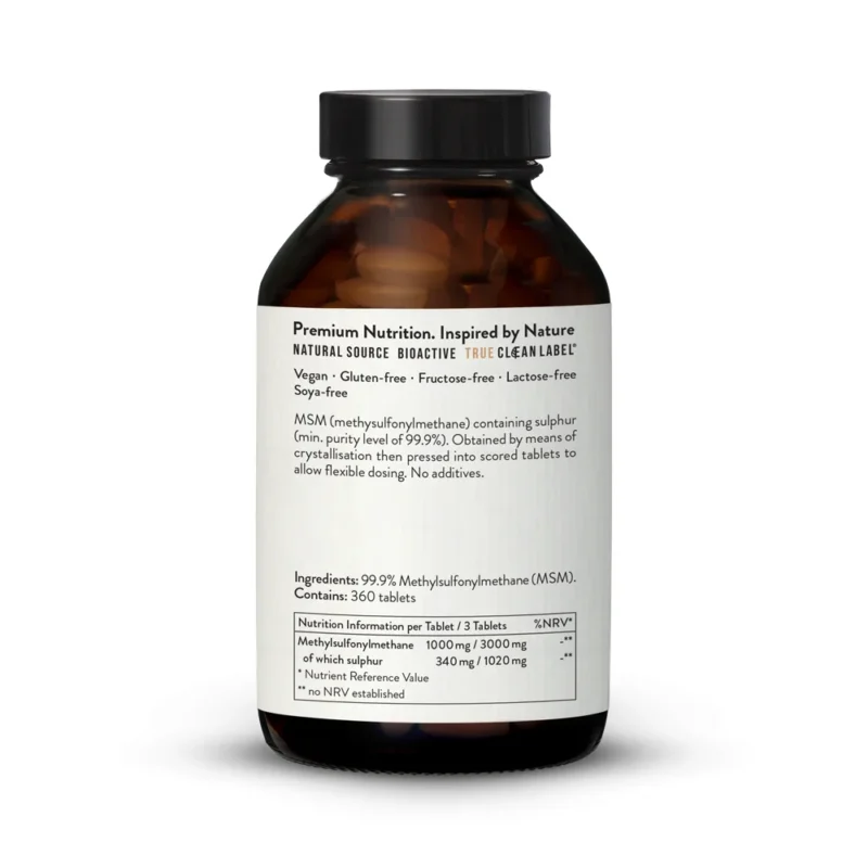 MSM 1000mg 360 Tablets