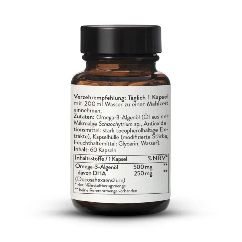 Vegan Omega-3 Softgels 250 mg DHA